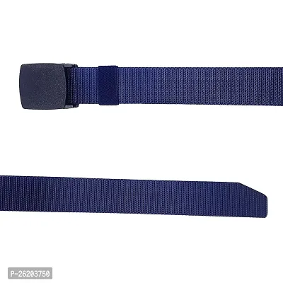 Elegant Blue Nylon Solid Belts For Men-thumb5