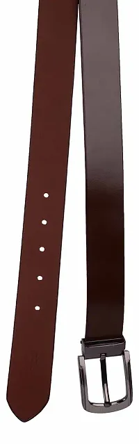 Exotique Men's Brown Formal Belt (BM0024-Brown-S)-thumb1