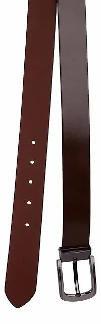 Exotique Men's Brown Formal Belt (BM0024-Brown-S)-thumb2
