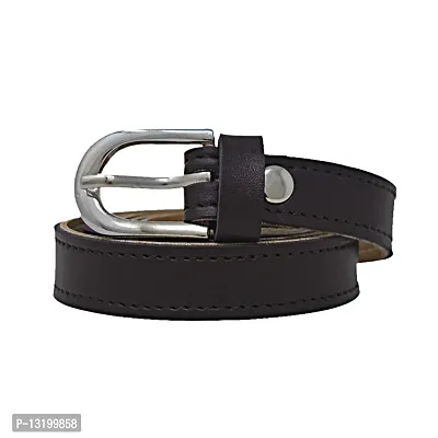 Exotique Brown Formal Faux Leather Belt For Women (BW0029BR)-thumb0