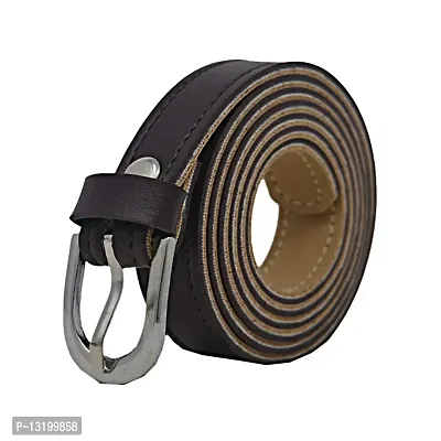 Exotique Brown Formal Faux Leather Belt For Women (BW0029BR)-thumb2