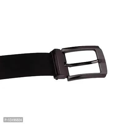 Exotique Men's Black Formal Belt (BM0024-Black-XL)-thumb5
