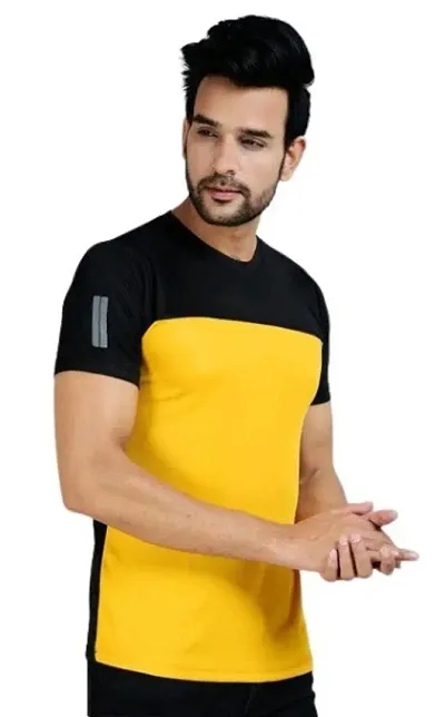 Polyester Active wear Tees for Men