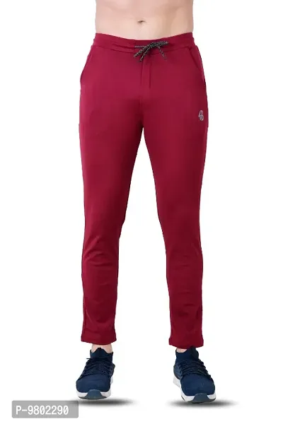 Maroon colour trackpant for men