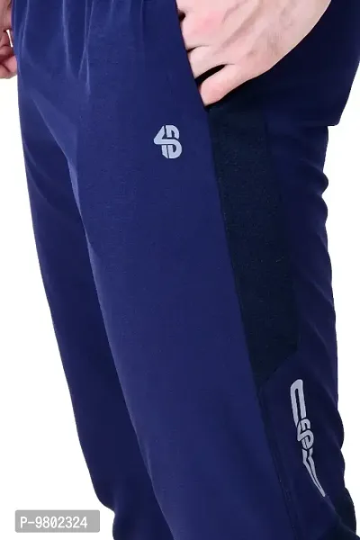 Navy blue trackpant for men-thumb0
