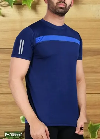 Men Polyester Sports T-Shirt-thumb0