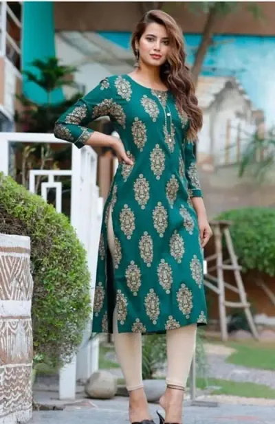 Fancy Rayon Kurtas For Women