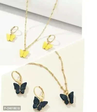 Latest Fashion Oxidised Jewellery Set Combo Pack Of 2