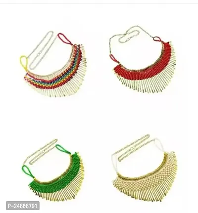 Stylish Alloy Necklace For Women And Girls- Pack Of 4-thumb0