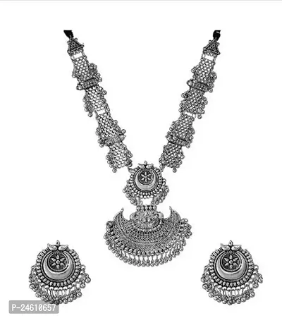 Sparkliza Afghani D Long Jewellery Set-thumb0