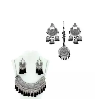 Latest Fashion Oxidised Jewellery Set Combo Pack Of 2