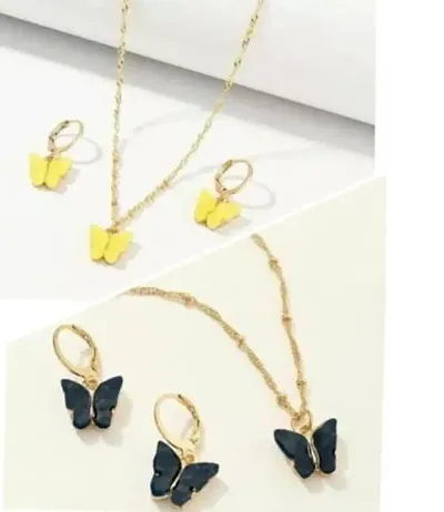 Latest Fashion Oxidised Jewellery Set Combo Pack Of 2