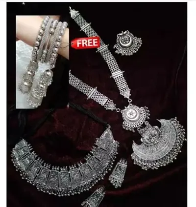 Latest Fashion Oxidised Jewellery Set Combo Pack Of 2