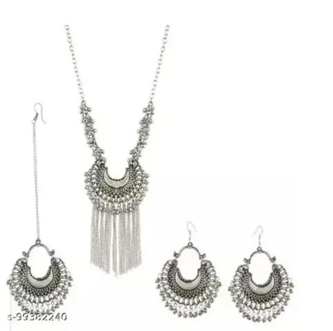 Latest Fashion Oxidised Jewellery Set Combo Pack Of 2