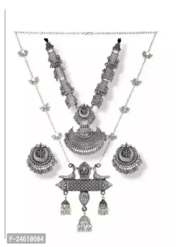 Latest Fashion Oxidised Jewellery Set Combo Pack Of 2