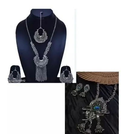 Latest Fashion Oxidised Jewellery Set Combo Pack Of 2