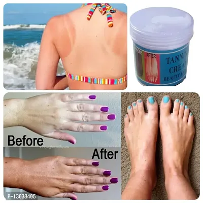 Natural  De-Tan Face Cream For Sun Defense  Healthy  Glowing Skin  Remove Tanning.-thumb2
