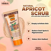 Apricot Face Scrub For whitening Brightening Lightning Face,Dead Skin,Moisturizing,Exfoliating-thumb1