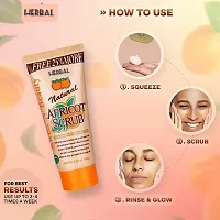 Apricot Face Scrub For whitening Brightening Lightning Face,Dead Skin,Moisturizing,Exfoliating-thumb2