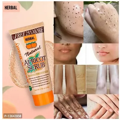 Apricot Face Scrub For whitening Brightening Lightning Face,Dead Skin,Moisturizing,Exfoliating-thumb5