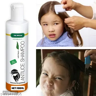 Anti Lice Shampoo For Lice  Eggs | Relieves Itching From Lice Bite  Prevents Re-infestation | Painless lice removal | Safe For Children, Women  Men