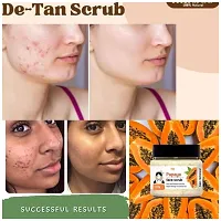 Papaya Tan Removal Brightening  Revitalizing Face Scrub For All Skin Types-thumb2