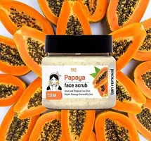 Papaya Tan Removal Brightening  Revitalizing Face Scrub For All Skin Types-thumb3