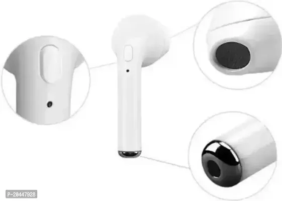 TWS I7S TWINS BT Bluetooth Headset  (White, True Wireless)-thumb5