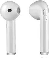 TWS I7 Truly Wireless Bluetooth Headphone stereo music With Powerbank  Bluetooth Headset  (White, True Wireless)-thumb3