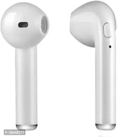 TWS I7 Truly Wireless Bluetooth Headphone stereo music With Powerbank  Bluetooth Headset  (White, True Wireless)-thumb4