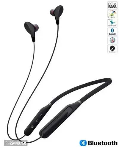 Bullets Neckband with Bluetooth version 5.0 and Great Stereo Sound  Mic  - Assorted-thumb0