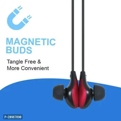 Bullet plus Bluetooth Wireless earphone Headphones with 5D Stereo Sound,Lightweight Ergonomic Neckband(Assorted)-thumb4