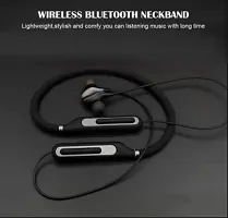 Bullet plus Bluetooth Wireless earphone Headphones with 5D Stereo Sound, Lightweight Ergonomic Neckband( assorted colour)-thumb4