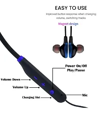 Bullets Wireless Bass Boost Edition Neckband headphone Bluetooth v5.0 Headset - Assorted, In Ear-thumb1