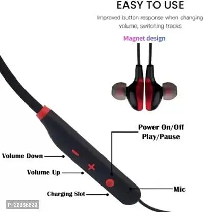 Bullets Bluetooth Neckband Headphone with Bluetooth v5.0 - Assorted, in Ear-thumb3