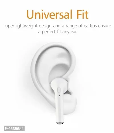 i7 Single Universal Wireless Earphone Bluetooth 4.1 Earphones Bluetooth  Wired Headset  (Multicolor, In the Ear, Single Tws)-thumb2