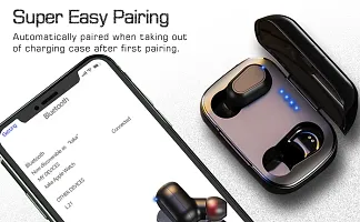 L21 Wireless bluetooth headphone Waterproof Stereo Headset Bluetooth v5.0 Headset (Black, True Wireless)-thumb2