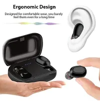 L21 Truly Wireless Earbuds/air-pod/ buds5.0 Bluetooth Headset Bluetooth Headset (Black, True Wireless)-thumb1