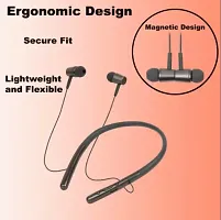 Hear in 2 HIGH BASS 2.0  12 HourBattery Backup Neckband Bluetooth v5.0 Neckband Wireless Headphones Earphone - In Ear, Assorted-thumb4