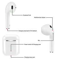 i12 TWS Earphones Wireless Bluetooth 5.0 Earbuds Touch Control Headphones for Android  Ios Devices - White, True Wireless-thumb4