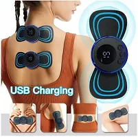 Butterfly Mini Massager, Portable Rechargeable Full Body Massager for Pain Relief, ems massager, neck massager for cervical pain, mini massager, For Shoulder, Arms, Legs(BLUE MINI MASSAGER)-thumb4