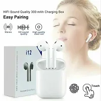 I12 Tws 5.0 Bluetooth Truly Wireless In Ear Earbuds-thumb2
