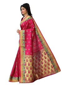 Justfashion Silk Cotton Saree (Rdbn1337_Multi-Coloured)-thumb1