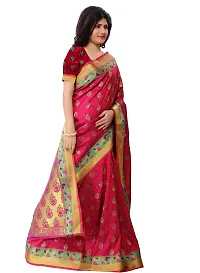 Justfashion Silk Cotton Saree (Rdbn1337_Multi-Coloured)-thumb3