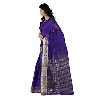 Justfashion Art Silk Saree (Purple)-thumb1