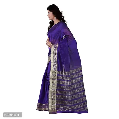 Justfashion Art Silk Saree (Purple)-thumb2