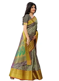 Justfashion Silk Cotton Saree (Rdbn1332_Green)-thumb3