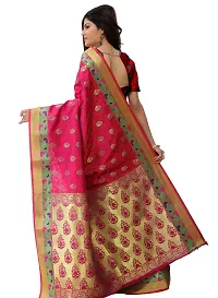 Justfashion Silk Cotton Saree (Rdbn1337_Multi-Coloured)-thumb2