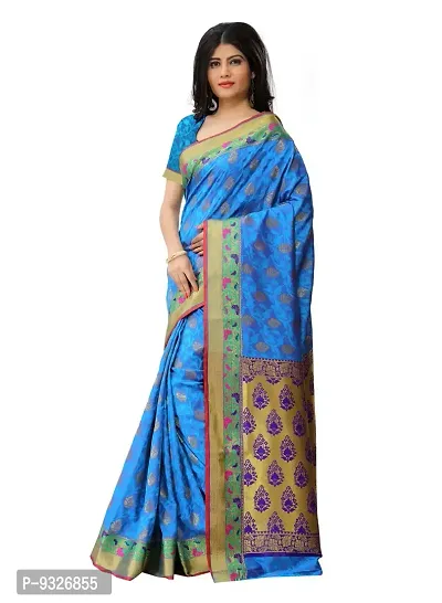 Justfashion Silk Cotton Saree (Rdbn1341_Multi-Coloured)