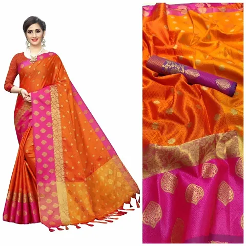 Fashionable Muslin Silk Saree With Blouse Piece
